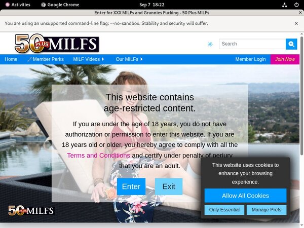 50 Plus MILFs Free Trial Code