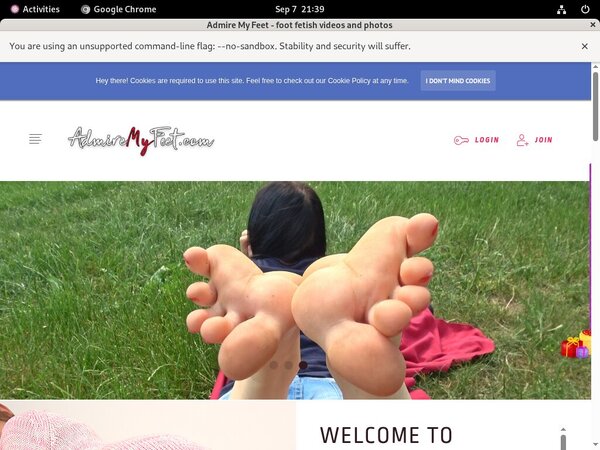 Admiremyfeet.com Discount Plan