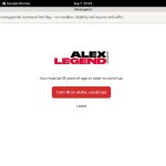 Alex Legend Checkout Form