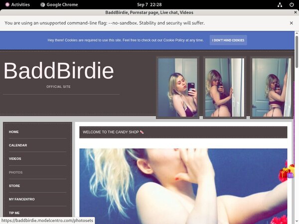 Baddbirdie.modelcentro.com Trial Membership Free