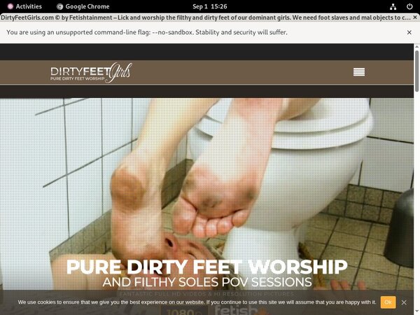Dirty Feet Girls Discount Membership Deal