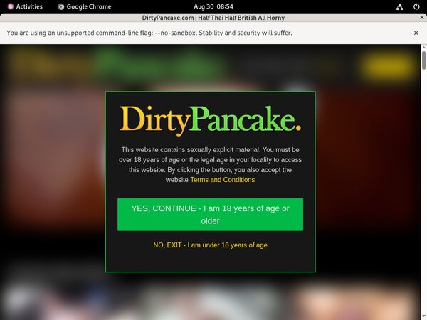 Dirtypancake.com On Sale