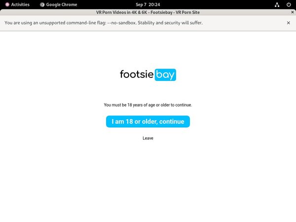 Footsie Bay With Trial