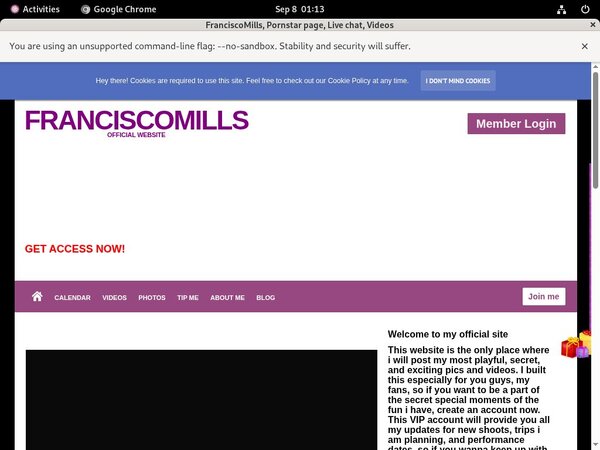 Free FranciscoMills Account Logins