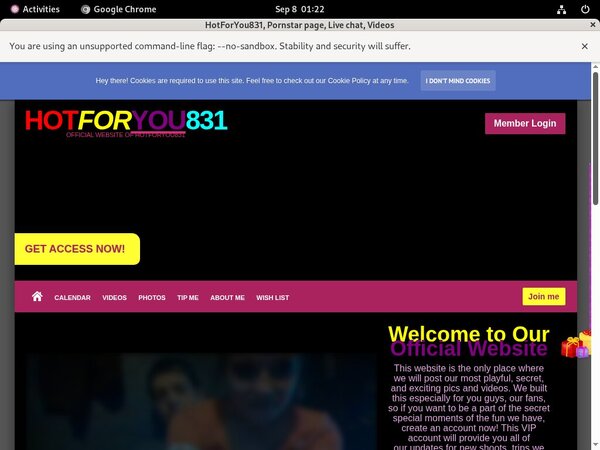 Free HotForYou831 Account