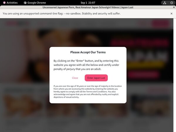 Free Japan Lust Password Account