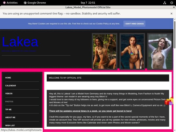 Free Lakea_Model Username