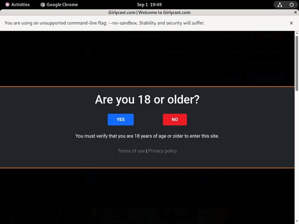 Free Passwords For GirlyCast.com
