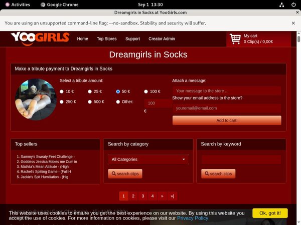 FreeDreamgirls In Socksaccounts