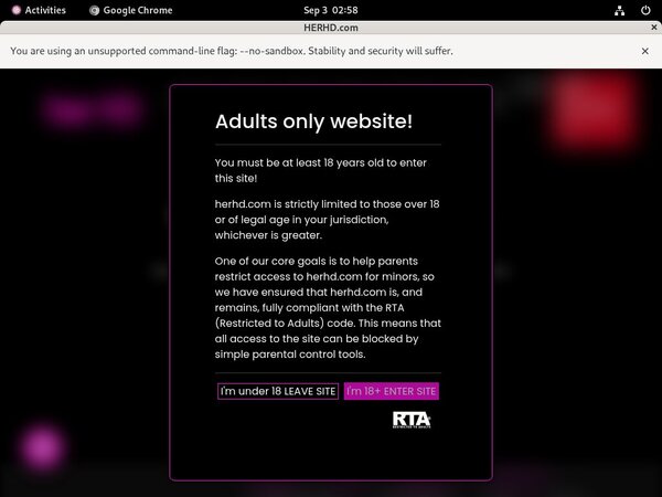 Her HD Free Login Account