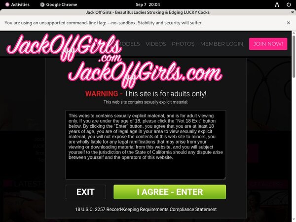 Jackoffgirls Porn Login