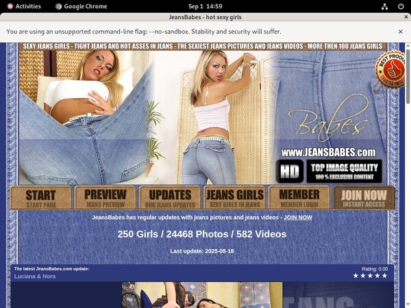 Jeans Babes Pay Pal