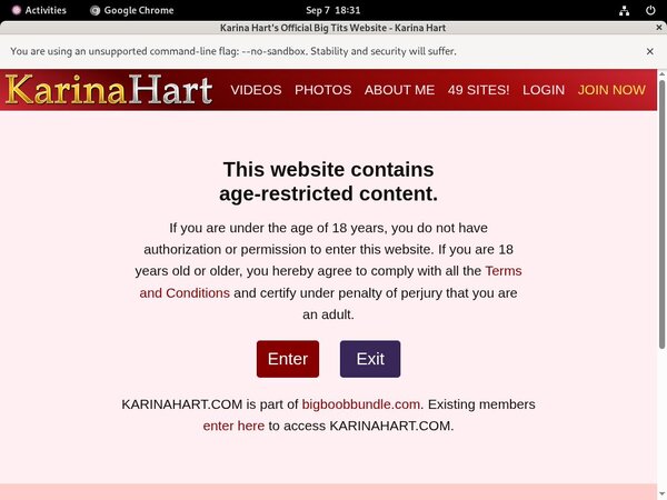 Karina Hart Inside Karina Hart Inside
