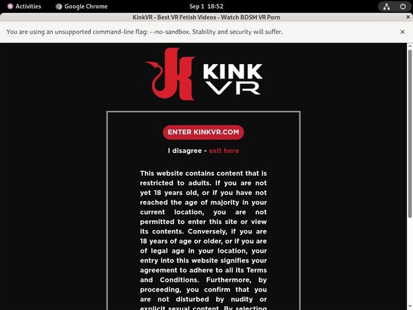 Kink VR Credit Card Kink VR Credit Card