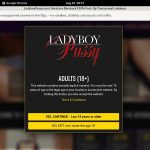 Ladyboypussy Working Accounts