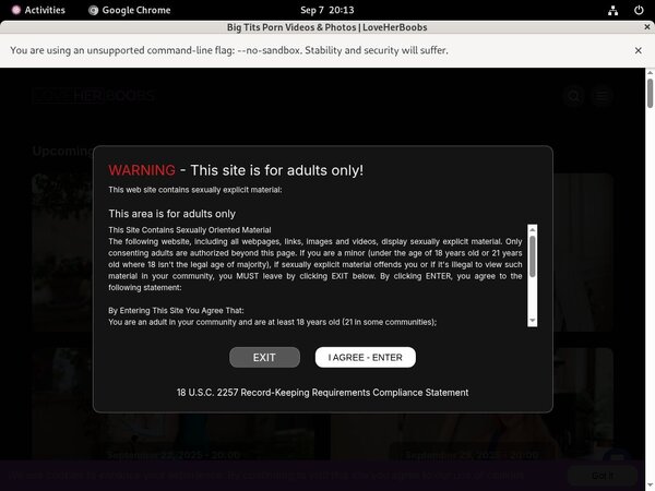 Love Her Boobs Billing Page