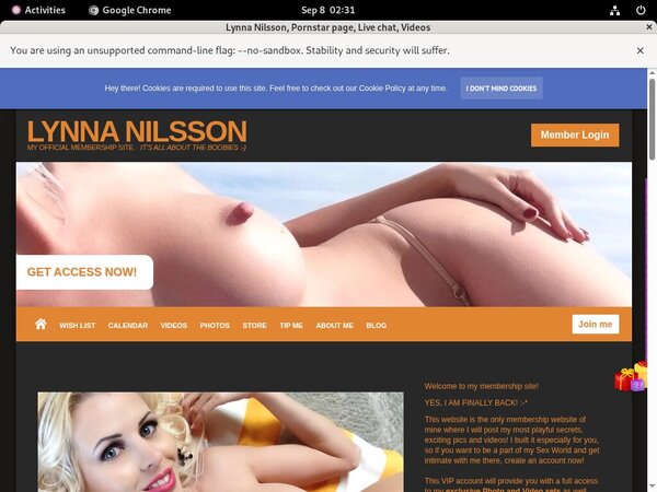 Lynna Nilsson Allow Paypal