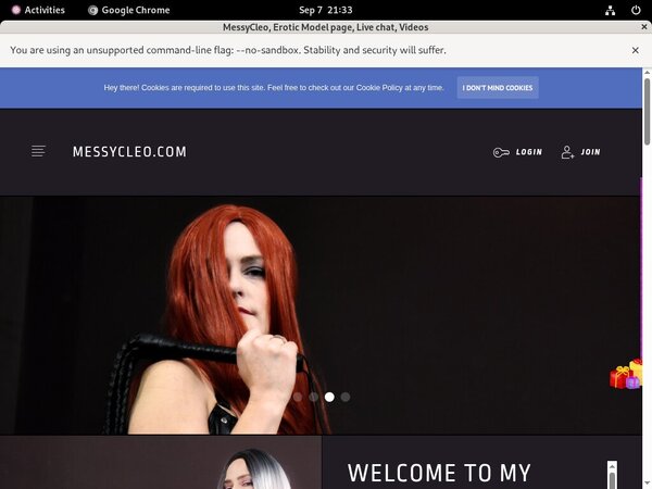 Messycleo Network Password