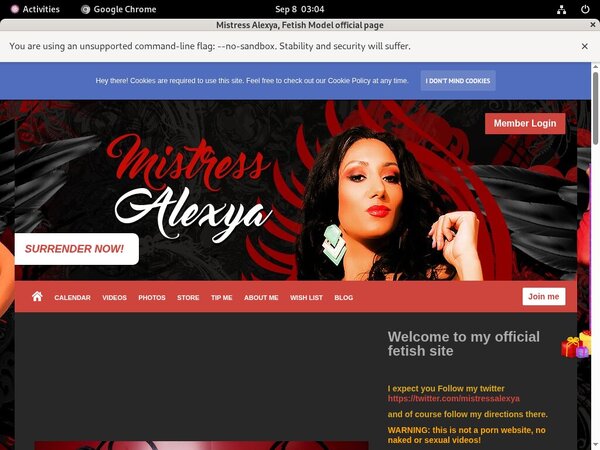 Mistress Alexya Alternative Payment