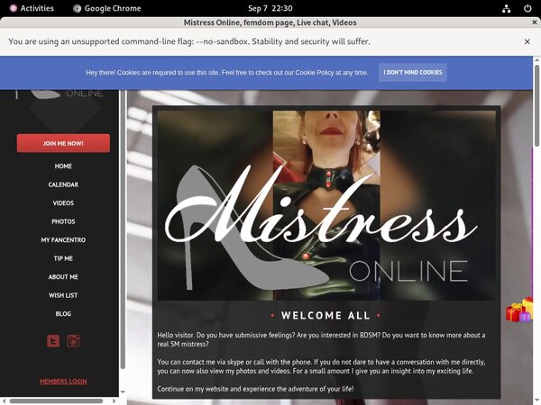 Mistressonline Pricing