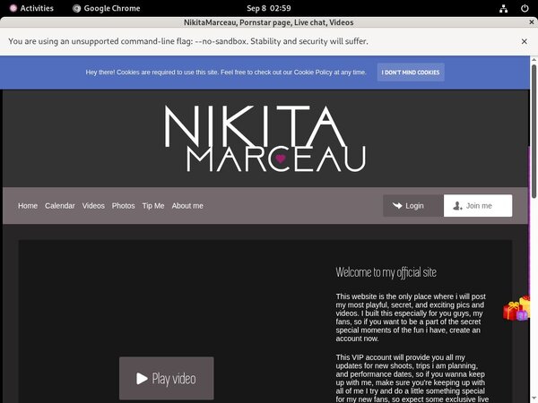 NikitaMarceau Free Premium Passwords