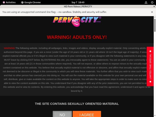 Pervcity.com Free Trial Login