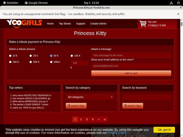 PrincessKitty Without Credit Card