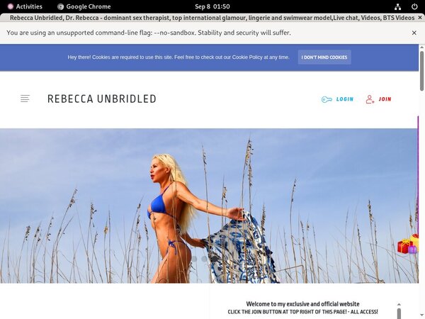 Rebecca  Unbridled Discount Form