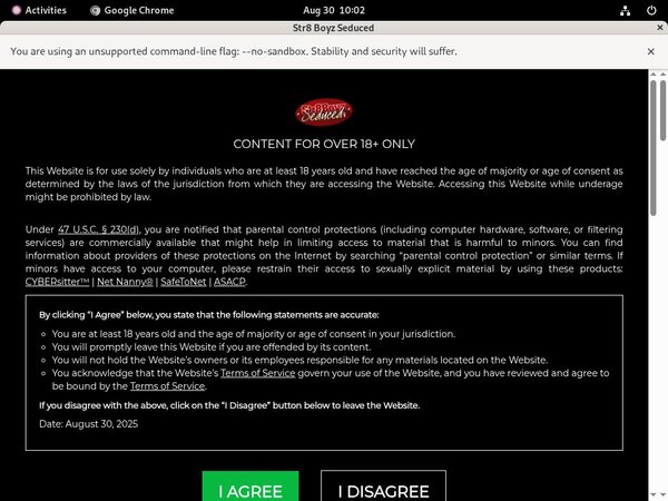 Str8boyzseduced.com Trial Sign Up