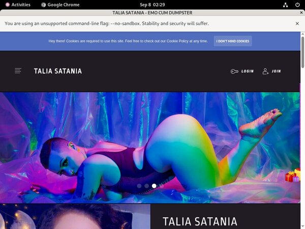Taliasatania.modelcentro.com Trial Pass