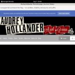 Theaudreyhollander Discount Trial Free