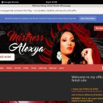 Where To Get Free Mistress Alexya Account