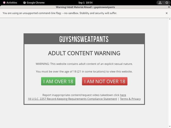 Guys In Sweatpants Billing