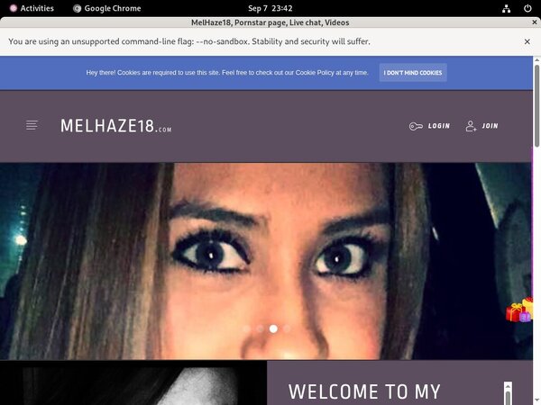 Sign Up Melhaze18.modelcentro.com Free
