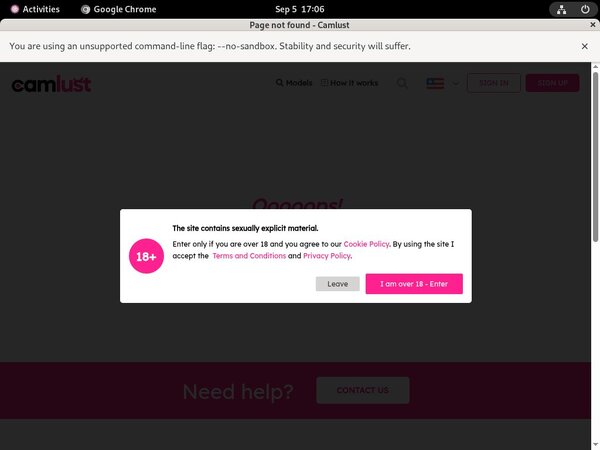 Working Camlust.com Login