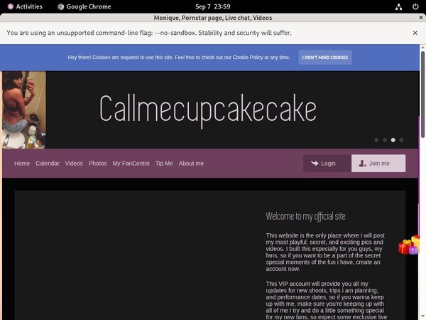 Free Callmecupcakeyan.modelcentro.com Trailers