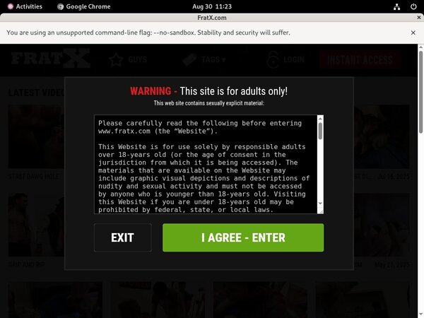 Fraternityx.com Price