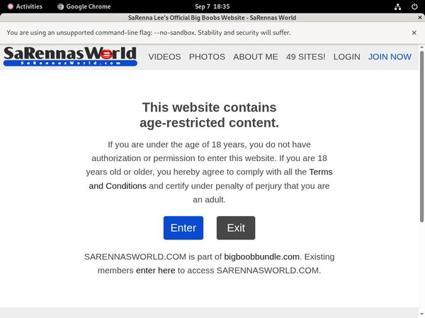 SaRennas World Logins 2018